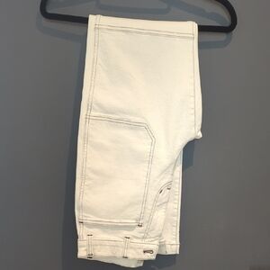 Madewell 90's Straight White Jeans